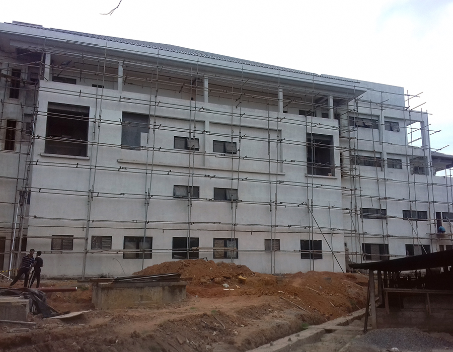 Construction of International Buddhist Conference Hall at Vidyalankara Pirivena, Kelaniya